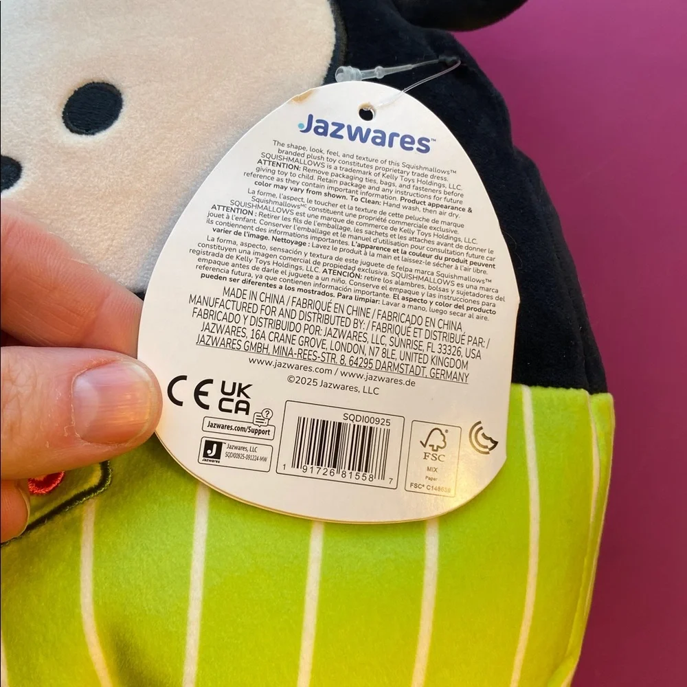 Disney Easter Squishmallow Set Mickey & Minnie Mouse 8 Inch Bunny Ears NWT